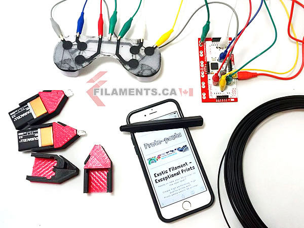 Conductive PLA for 3D Printing Printer Material by Proto-Pasta Canada